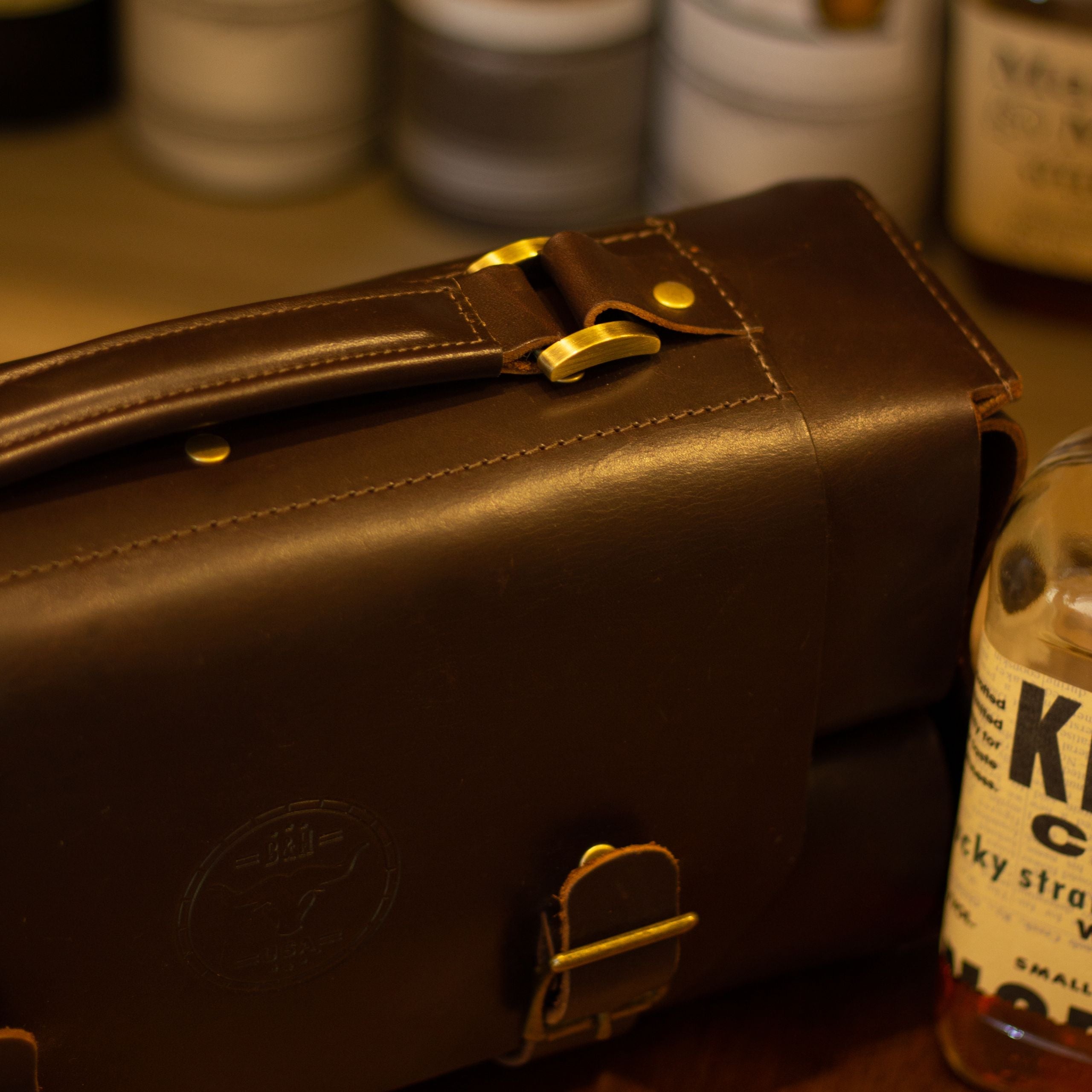 Leather Bottle Carrier