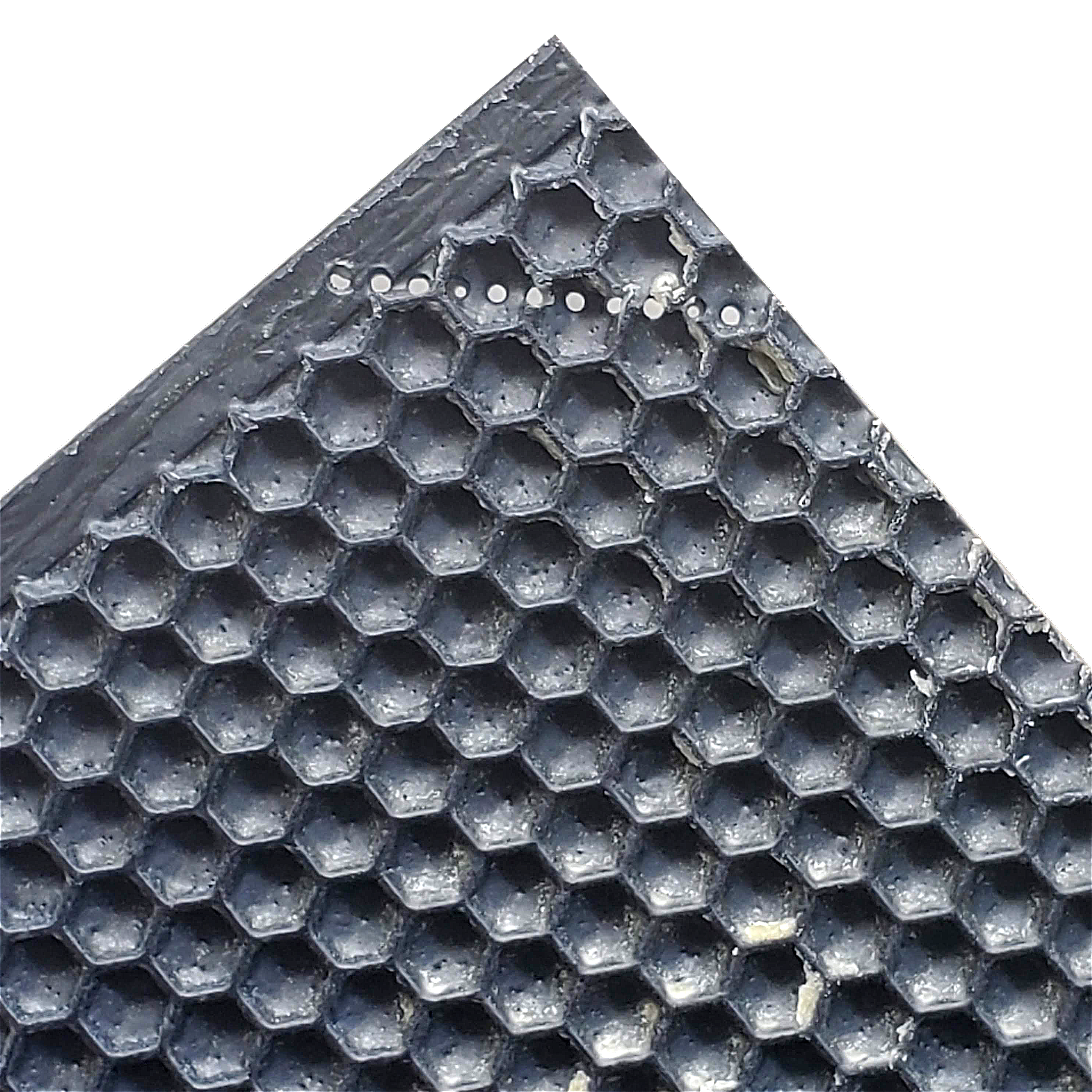 Medium, Black Plastic Foundation with Double Beeswax