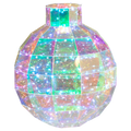 Holographic Holiday Ornament – 9" USB Electric Lighted Sphere -