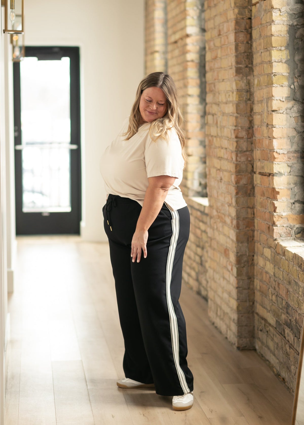 Nina Wide Leg Track Pants