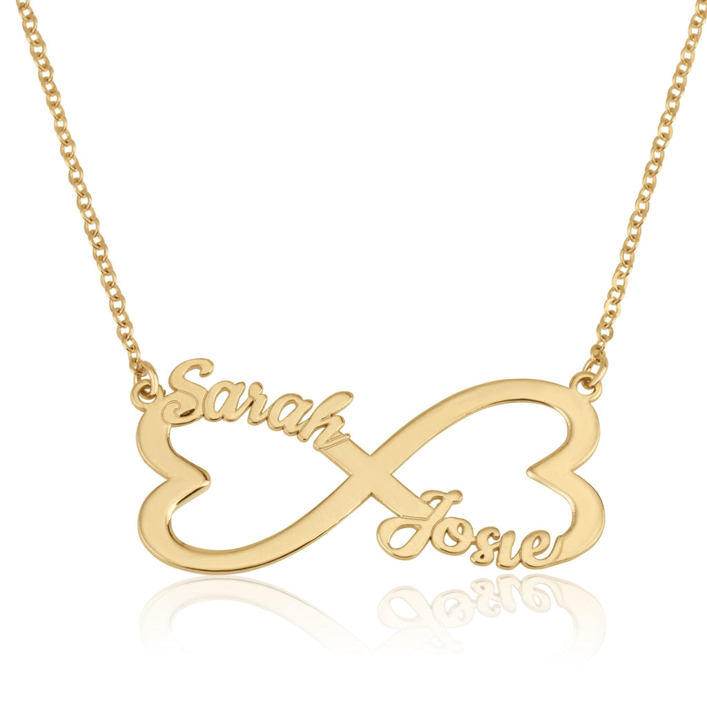 Personalized Infinity Necklace With Two Names