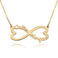 Personalized Infinity Necklace With Two Names