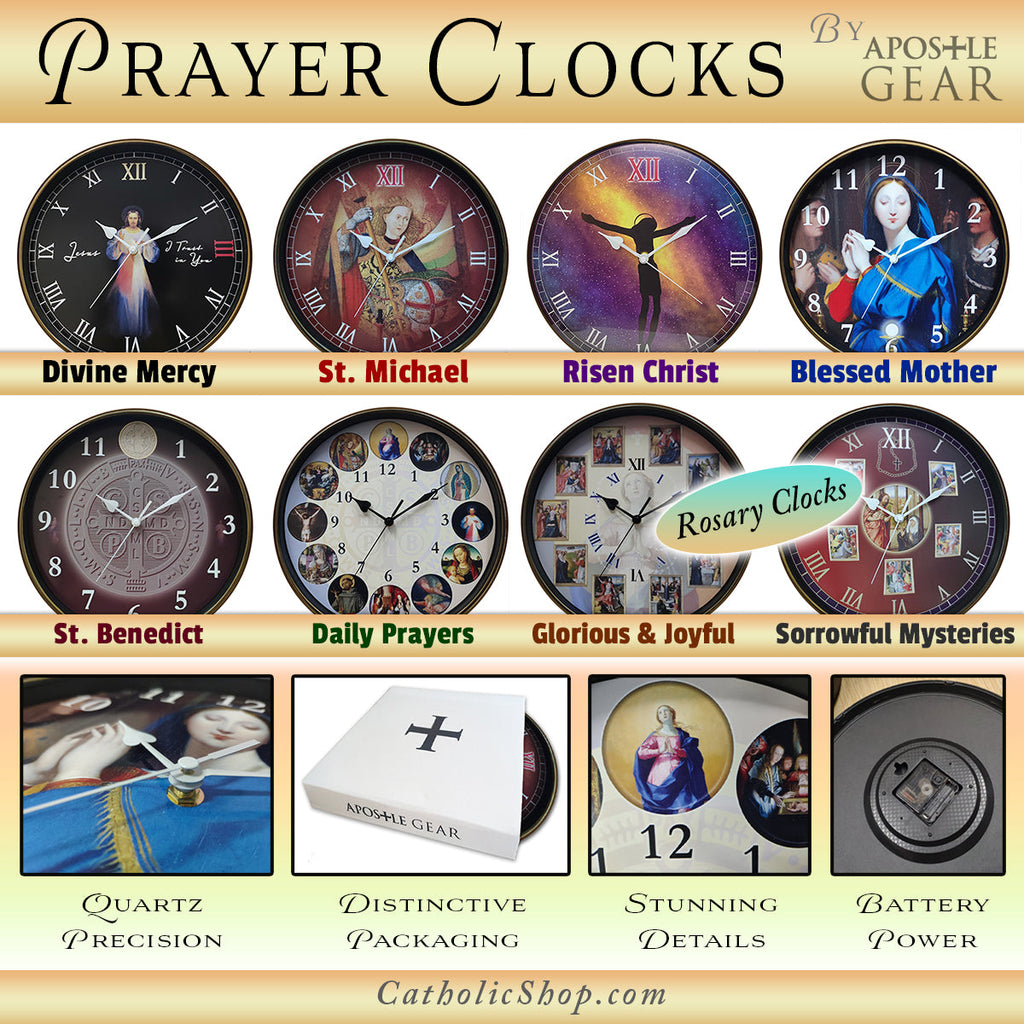 Blessed Mother Prayer Clock - Buy 1 Get 1 Free