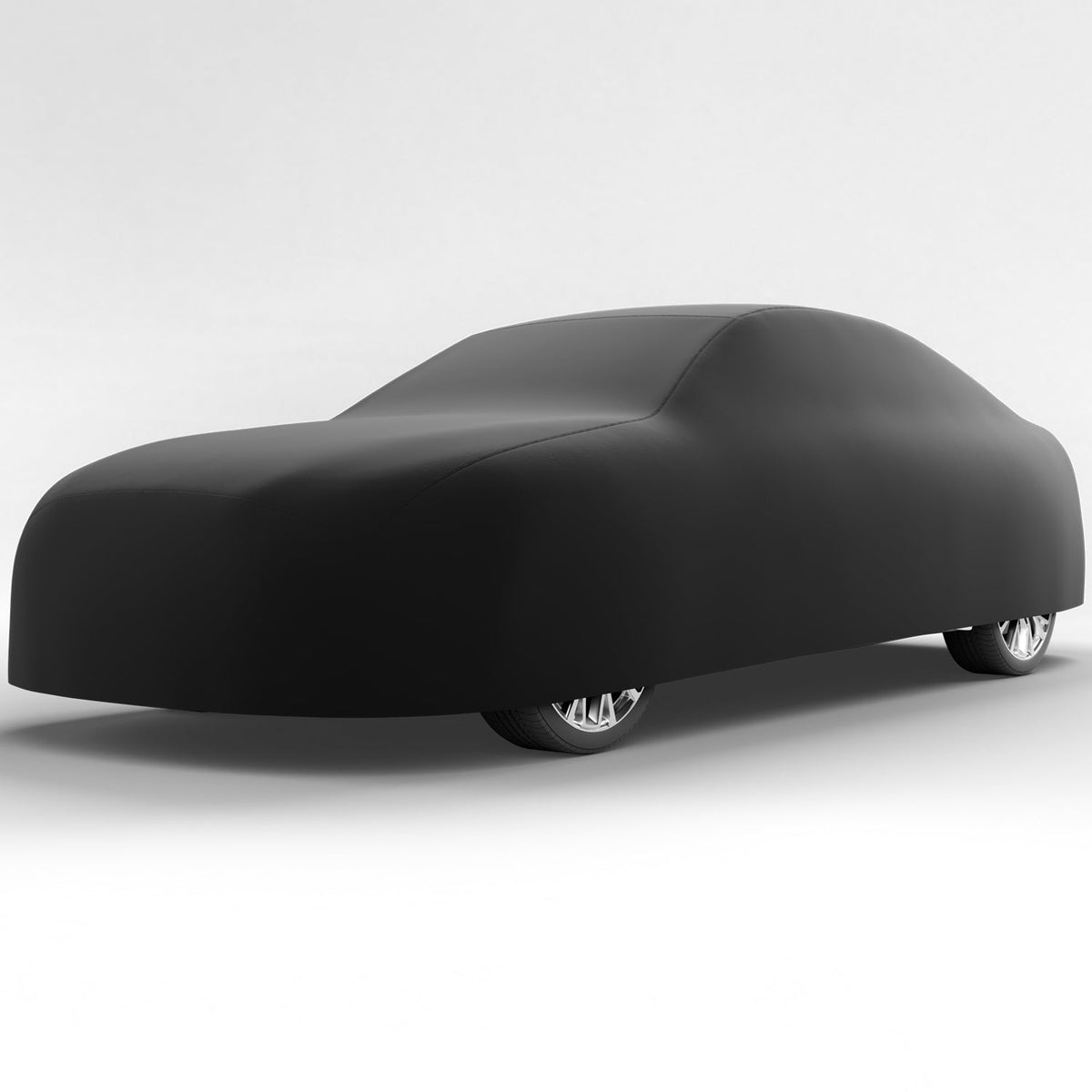 Black Satin BL - Black Car Cover for Ford Mustang 1965 Fastback 2-Door
