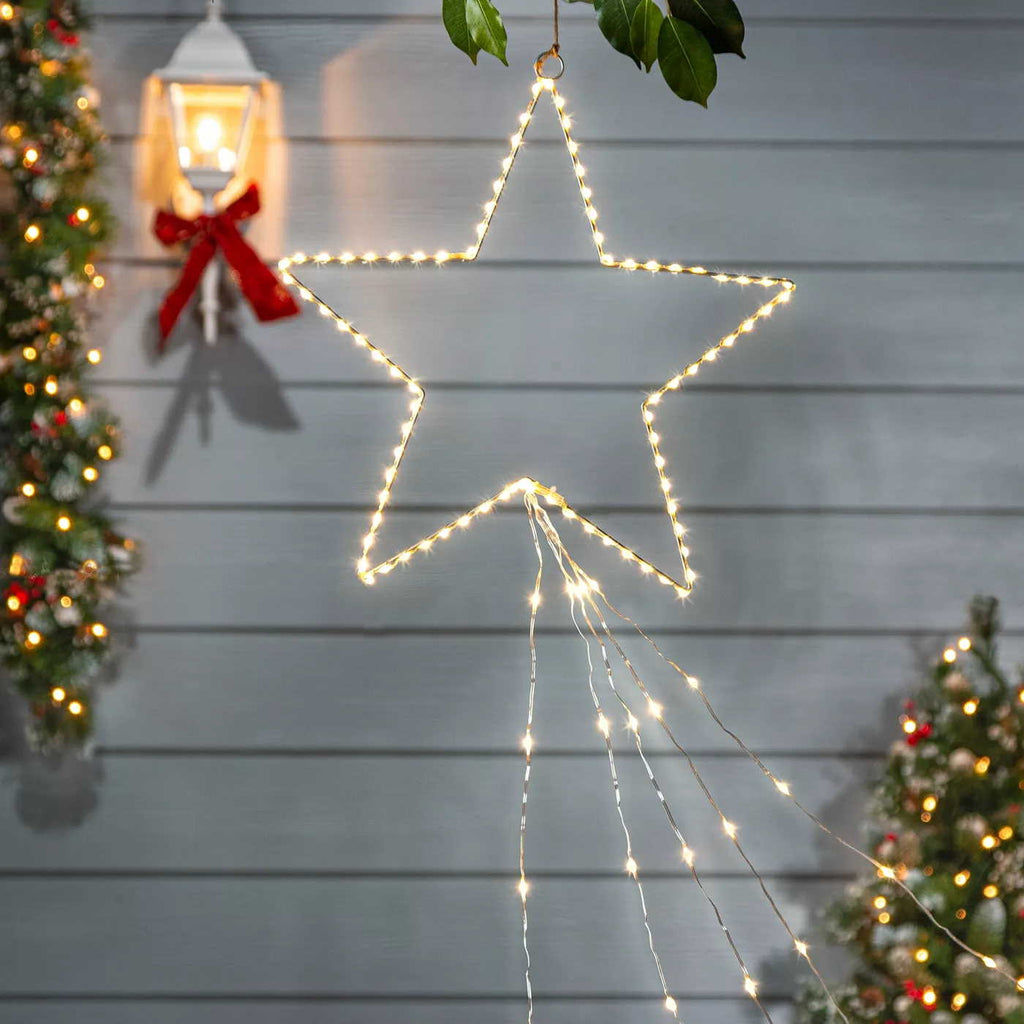 15" Electric Shooting Star with 16" Lighted tails